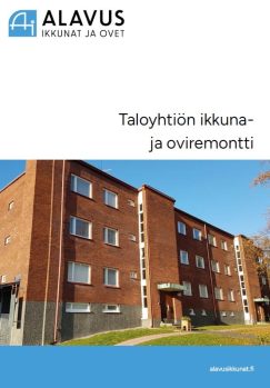 Taloyhtiön ikkuna- ja oviremonttiesite